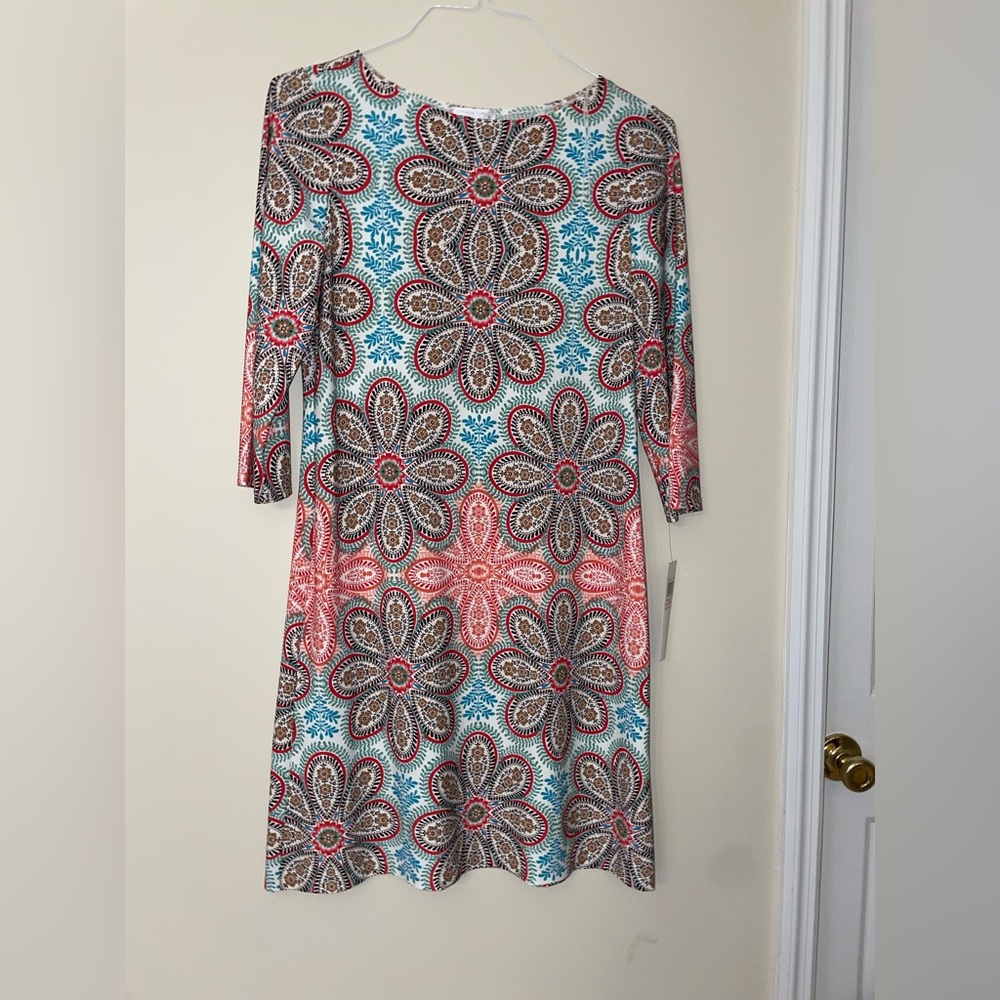 Floral long sleeved dress, new with tags on